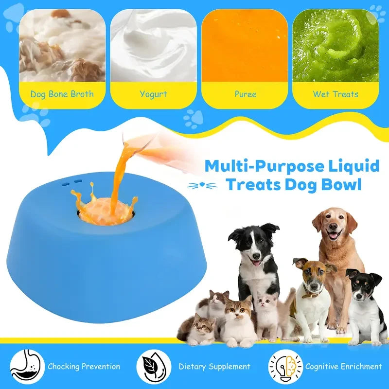 🐾Vet-Recommended Slow Feeder Bowl for Dogs & Cats - Interactive Anti-Gulping Pet Dish for Healthy Tummies