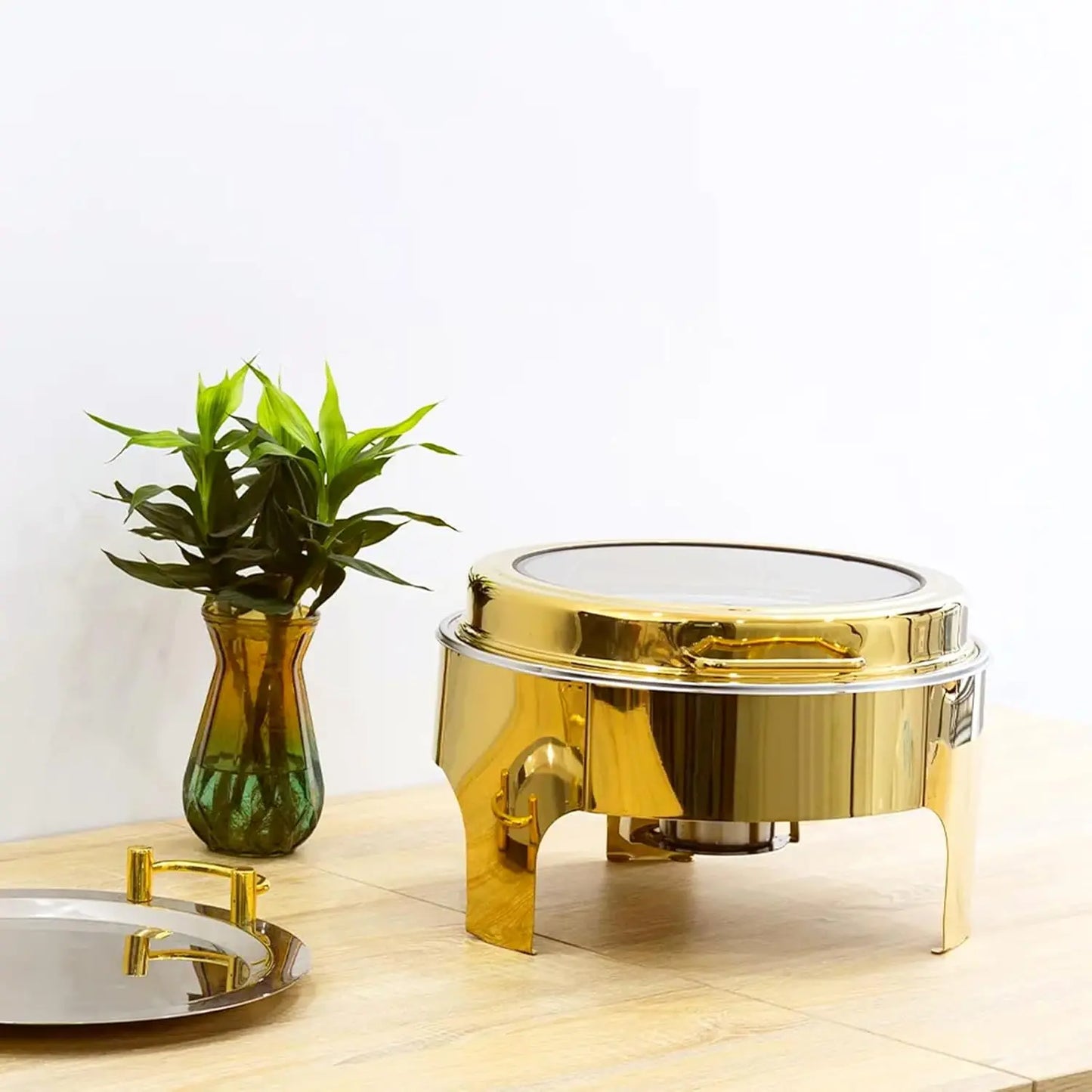 1-Piece 6.8-Quart Round Insulated Buffet Set