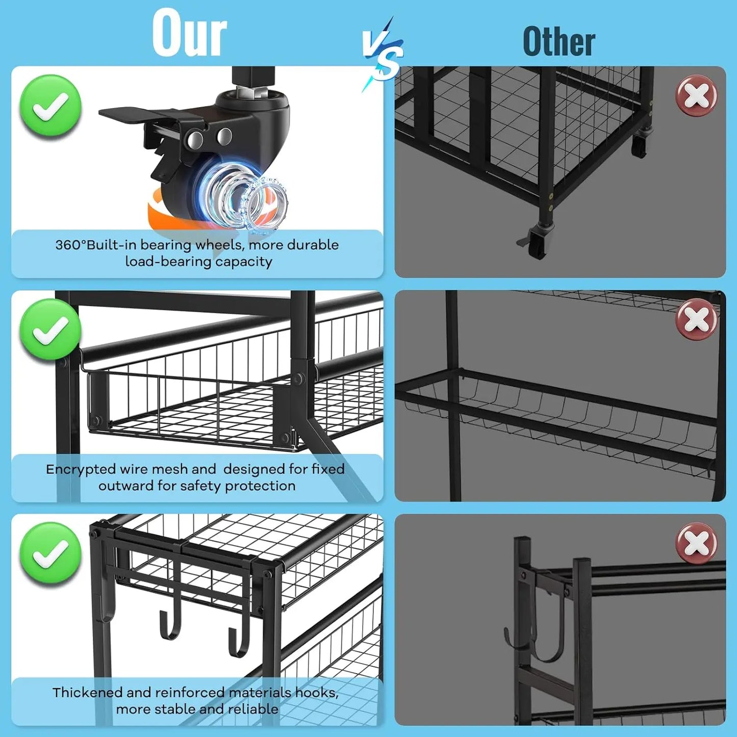 Sports Equipment Garage Storage Rack