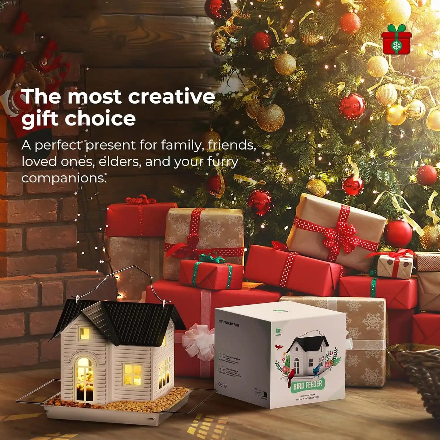 Solar-Powered Bird Feeder