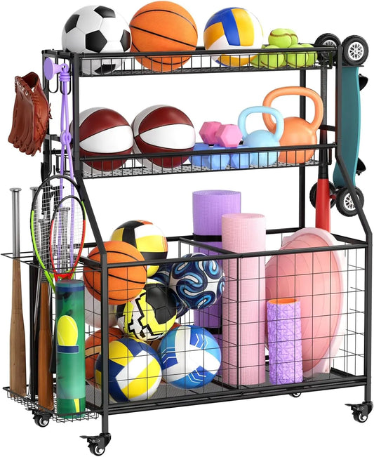 Sports Equipment Garage Storage Rack