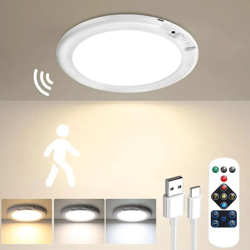 Magnetic Wireless Ceiling Light Battery Powered for Closet Shower Stairs Shed Hallway Porch Patio ect