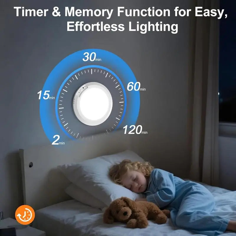 Magnetic Wireless Ceiling Light Battery Powered for Closet Shower Stairs Shed Hallway Porch Patio ect