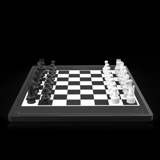 Advanced robotic chessboard with wooden chess pieces